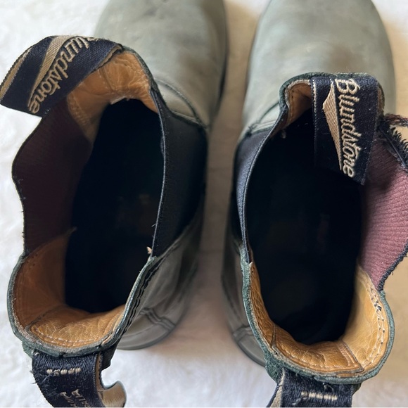Blundstone Boots Womens 8 Green Chelsea Nubuck Leather 2442 Classic Granola READ - Picture 8 of 9